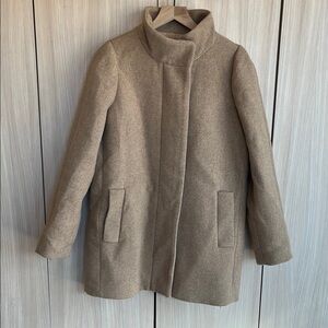 J. Crew Tan Wool Coat